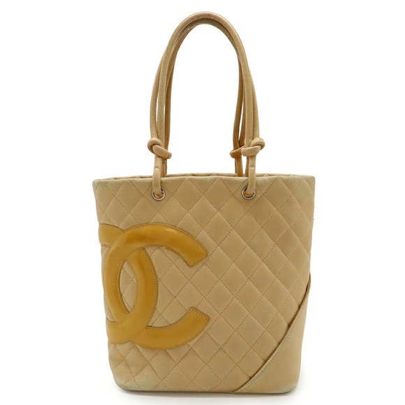 CHANEL Cambon Medium Tote Shoulder Bag with Coco Mark, Soft Calfskin Enamel, ... - Picture 1 of 10